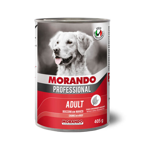 Morando Pro Karma Dla Psa Kawałki z Wołowiną 405g