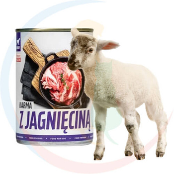 Tuf Tuf Mokra Karma dla Psów z Jagnięciną 800 g