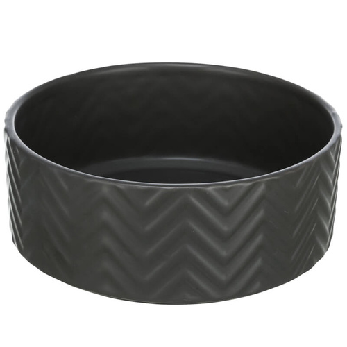 Trixie Miska Ceramiczna dla Psów 0,9L Czarna