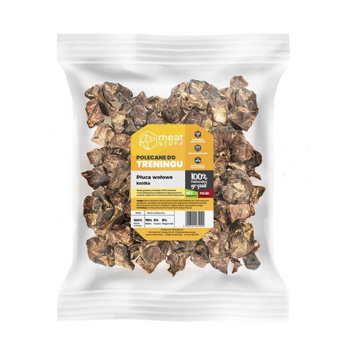 Meat Stuff Płuca Wołowe w Kostkach 100g