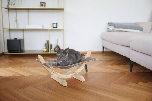 KERBL Hamak Siesta 2.0 Legowisko dla Kota Brązowe