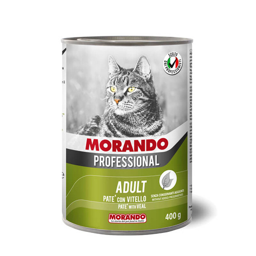 Morando Pro Mokra Karma dla Kota Pasztet Cielęcina 400g