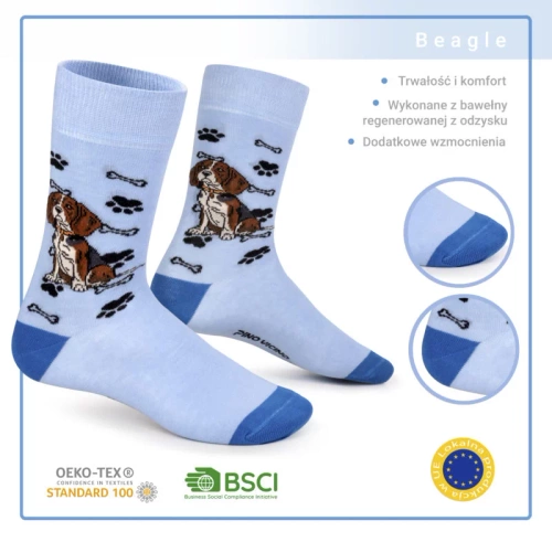 Skarpetki Beagle Rozm. 41/46 Skarpety