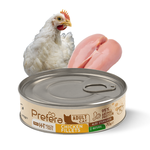 PREFERA Karma Mokra Filet z Kurczaka dla Kota 70g