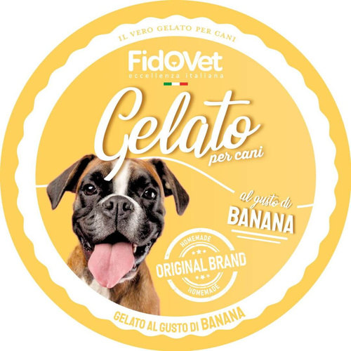 ﻿FidoVet Gelato Lody Bananowe dla Psa 40g