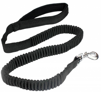 Pet Nova Dog Life Style Smycz BUNGEE dla Psa Czarna