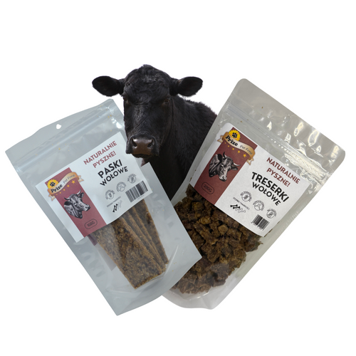 Zestaw z Wołowiny 100% - Treserki i Paski Prize Pet Food