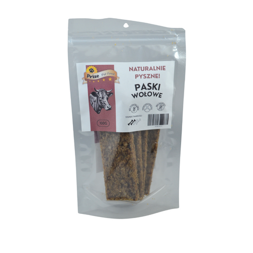 Zestaw Wołowy - Smakołyki i Mokra Karma Prize Pet Food