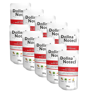 Dolina Noteci Premium dla Psa Wołowina 10 x 150g