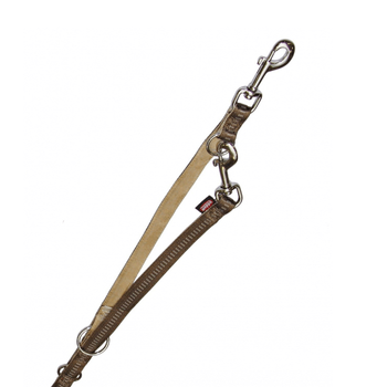 Smycz Nobby Soft Grip Regulowana M-L Brązowa 200 cm