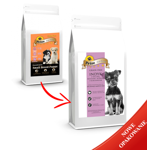 Prize Grain Free Puppy Small Turkey & Duck 6kg