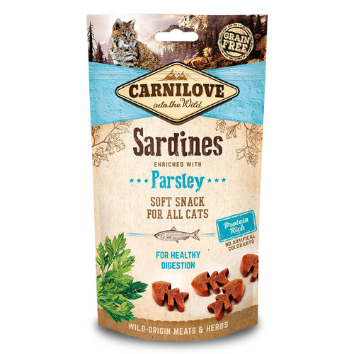 Carnilove Przysmak dla Kota z Sardynkami i Pietruszką 50 g