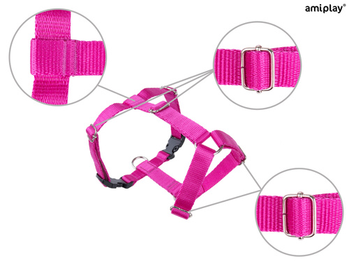 Amiplay Szelki Guard Samba XS Różowe