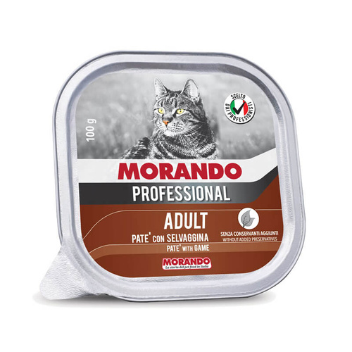 Morando Pro Mokra Karma dla Kota Pasztet Dziczyzna 100g