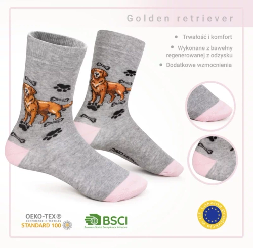 Skarpetki Golden Retriever Rozm. 35/40 Skarpety