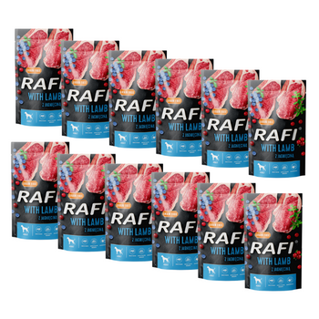 Dolina Noteci Rafi Mokra Karma dla Psa Jagnięcina 12x500g