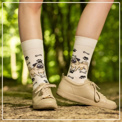 Skarpetki Mops Rozm. 41/46 Skarpety