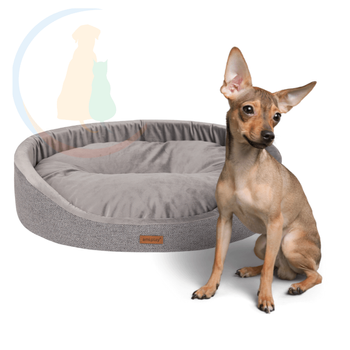 Amiplay Legowisko Owalne Siena Szare S