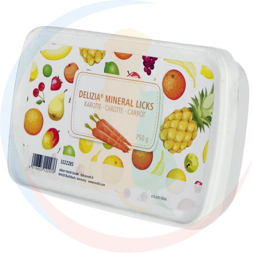 Delizia Mineral Licks Lizawka Mineralna dla Koni Marchewkowa 750g
