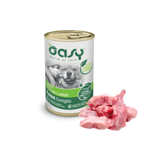 Oasy One Protein Adult Dog Rabbit 400g