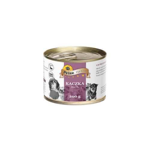 Prize Karma Mokra Dla Psa Kaczka 100% Monoproteinowa 12 x 200g