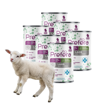 PREFERA Mono Puppy Mokra Karma dla Szczeniąt Jagnięcina z Dynią 6 x 400g