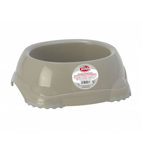 Pet Nova Miska Plastikowa dla Psów 735 ml Szara