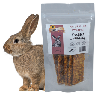 Paski z Królika 100% 100g Prize Pet Food