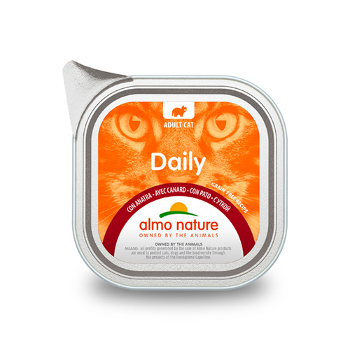Almo Nature Daily Mokra Karma dla Kota z Kaczką 100g