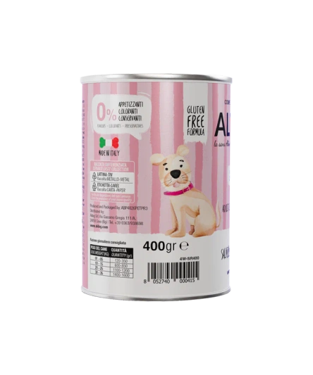 ALDOG Karma Mokra Monobiałkowa dla Psa Łosoś 400g