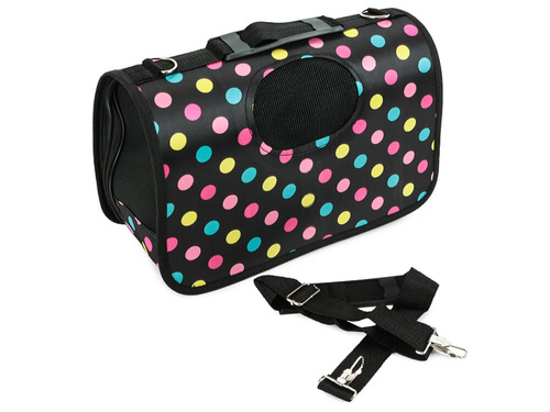 Torba Transportowa L w Kolorowe Kropki 53x30x21 cm