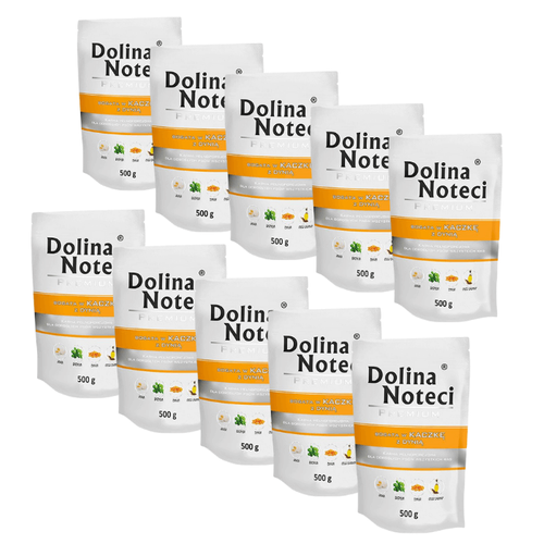 Dolina Noteci Premium Dla Psa Kaczka z Dynią 10x500g