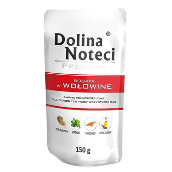 Dolina Noteci Premium dla Psa Wołowina 150g
