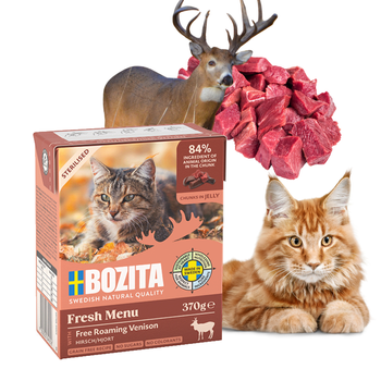 Bozita Mokra Karma dla Kotów Sterylizowanych w Galaretce z Dziczyzną370g