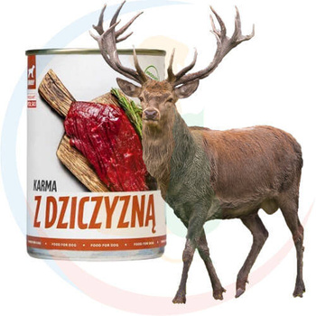 Tuf Tuf Mokra Karma dla Psów z Dziczyzną 800 g