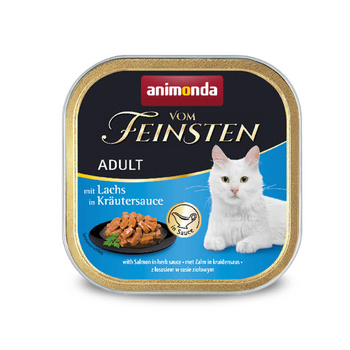 Animonda Cat Vom Feinsten Grain Free Łosoś w Sosie Ziołowym 100g