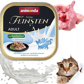 Animonda Cat Vom Feinsten Grain Free  Królik w Kremowym Sosie 100g