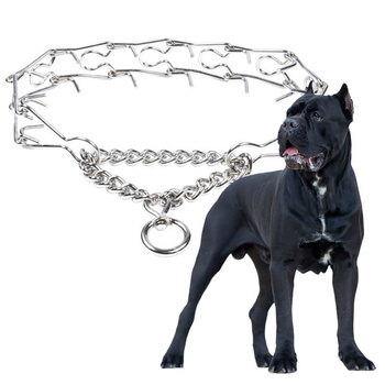 Chaba Kolczatka dla Psa Chromowana roz. 5 max 65cm