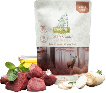 Isegrim Roots Sarnina i Dziczyzna Mokra Karma dla Psa 410g