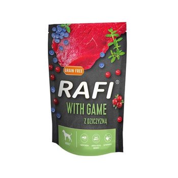 Dolina Noteci Rafi Mokra Karma dla Psa Dziczyzna 500g