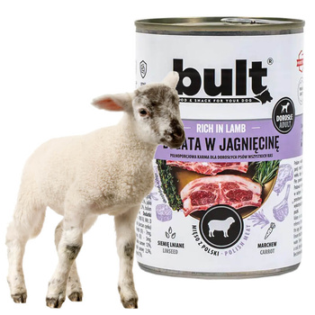 Bult Mokra Karma dla Psa Bogata w Jagnięcina 800g