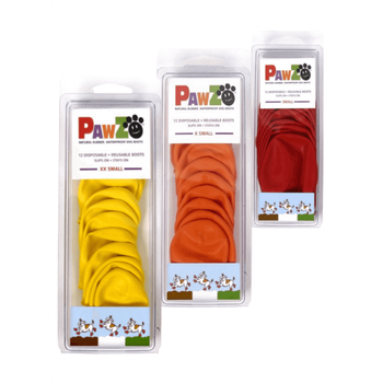 Pawz Gumowe Obuwie Kolorowe dla Psa  Tiny