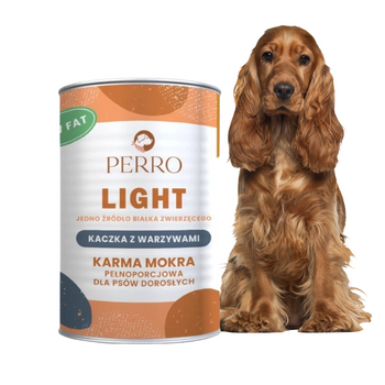 Perro Light Kaczka z Warzywami Karma Mokra dla Psa 400g
