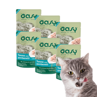 Oasy Natural Mokra Karma dla Kota z Tuńczykiem i Krewetkami Zestaw 6x70g