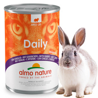 Almo Nature Daily Mokra Karma dla Kota z Królikiem 400g