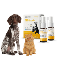 Lab-V ADE Complex Witaminy dla Psa i Kota Zdrowa Skóra, Wzrok i Odporność 2 x 10 ml