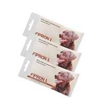 3 x Bioveta Fipron L Krople Spot-On Przeciw Kleszczom dla Psa 20-40kg