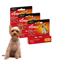 3 x Fiprex Krople Na Pchły i Kleszcze S