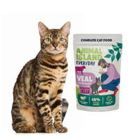 Animal Island Everyday Mokra Karma dla Kota Fileciki z Cielęciny w Galaretce 85g