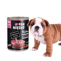 Pan Mięsko Mokra Karma dla Szczeniąt Wieprzowina z Kaczką 400g